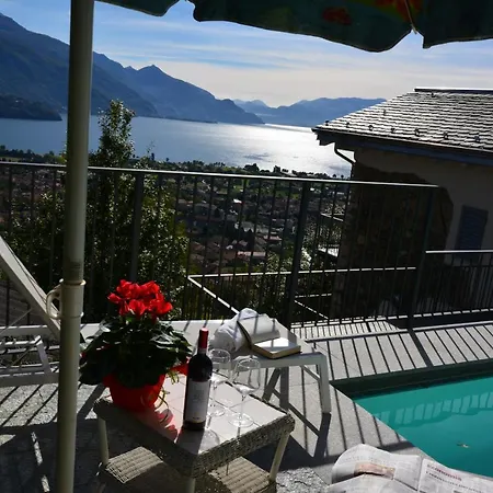 Lägenhet Rosina Con Piscina E Vista Gravedona